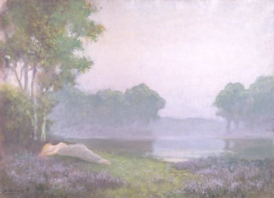 Alszik a füzesben, reggel, 1935 alkotó: Alphonse Osbert