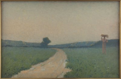A mezei út reggel alkotó: Alphonse Osbert