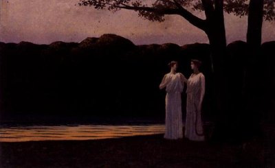 Múzsák a parton este alkotó: Alphonse Osbert