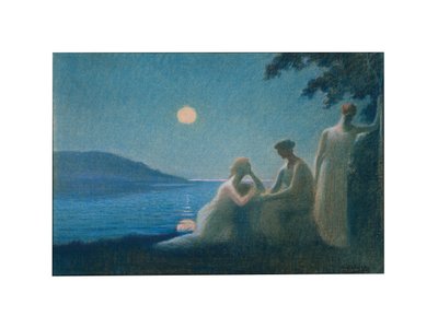 Holdsugár alatt, 1895 körül alkotó: Alphonse Osbert