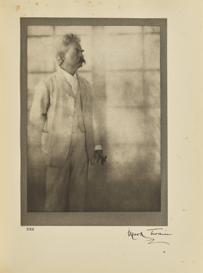Mark Twain (Samuel Langhorne Clemens) alkotó: Alvin Langdon Coburn