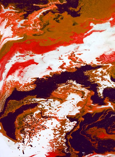 Absztrakt lávafolyás alkotó: Alyson Storms