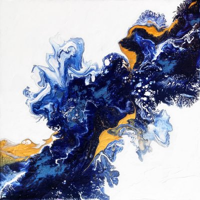 Kék-arany áramlás alkotó: Alyson Storms