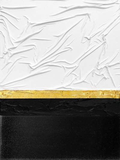 Elegáns arany, fekete, fehér alkotó: Alyson Storms