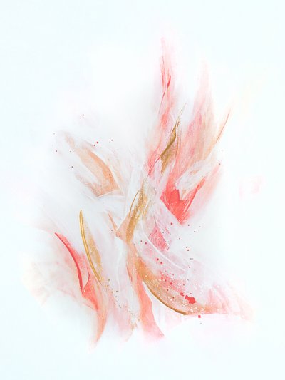 Fluid Blush Gold Absztrakt alkotó: Alyson Storms