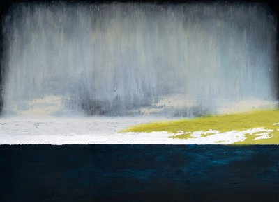 Eső a sárga mező felett alkotó: Alyson Storms