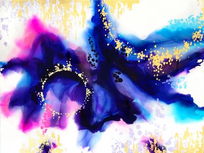 Élénk kozmikus örvény alkotó: Alyson Storms