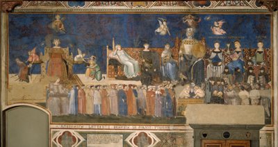 A jó kormány allegóriája Freskóciklus A jó és rossz kormány allegóriája, 1338-1339 alkotó: Ambrogio Lorenzetti