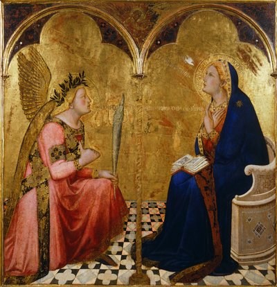 Angyali Üdvözlet alkotó: Ambrogio Lorenzetti