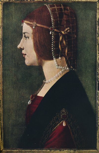 Egy fiatal lány portréja, c1490, 1936 alkotó: Ambrogio de Predis