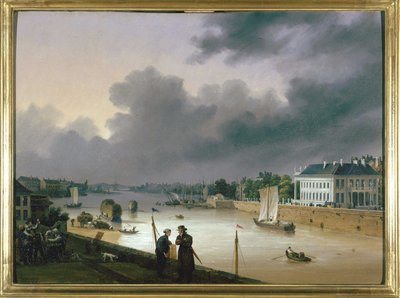 Nantes kikötője, Louis Garneray, sd. 1820 körül, Olaj, vászon, H. 0,330; L. 0,460. CCIP Coll. alkotó: Ambroise Louis Garneray