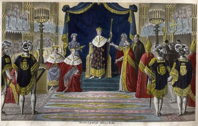 X. Károlyt (1757-1836) május 6-án koronázták királlyá Reimsben alkotó: Ambroise Tardieu