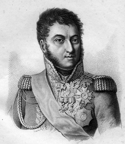 Suchet marsall. Louis Gabriel (Louis-Gabriel) Suchet (1770-1826), Albufera Maréchal francia hercege. a „Francia tábornokok portréi a franciák győzelmei és hódításai nyomán” c. Ambroise Tardieu metszete 1818-ban. Stella Collection. alkotó: Ambroise Tardieu