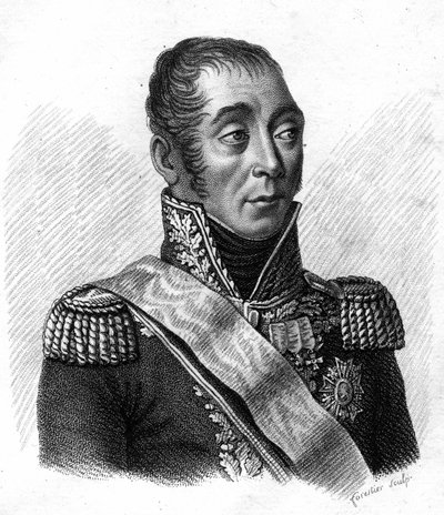 Emmanuel, de Grouchy márki, francia marsall (1766-1847) portréja - a „Francia tábornokok portréi a franciák győzelmei és hódításai nyomán” c. Ambroise Tardieu sírja 1818-ban. Stella Collection. alkotó: Ambroise Tardieu
