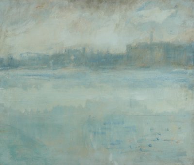 A Temze a Grosvenor Road-i művészházból alkotó: Ambrose McEvoy