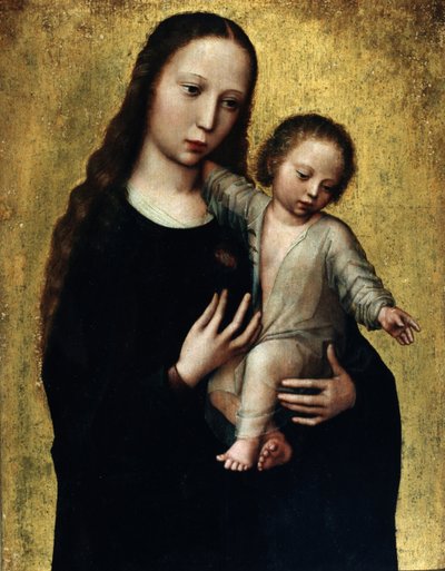 Szűz Mária a gyermek Jézussal ingben alkotó: Ambrosius Benson