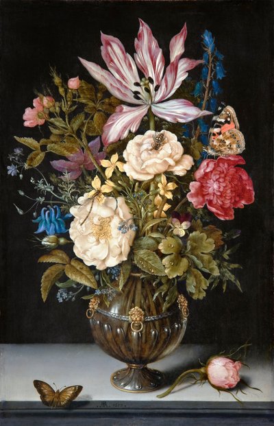 Csendélet virágokkal alkotó: Ambrosius Bosschaert