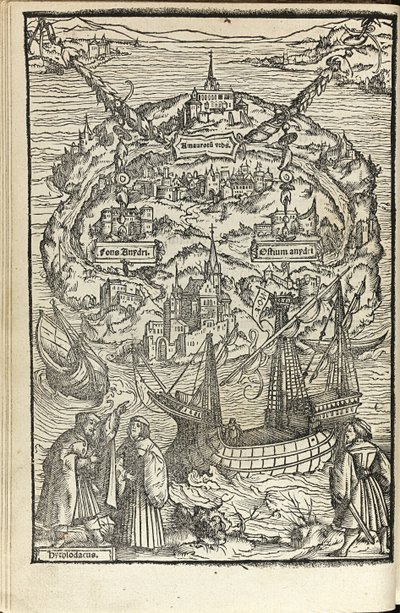 Thomas More utópiája, 1518 alkotó: Ambrosius Holbein