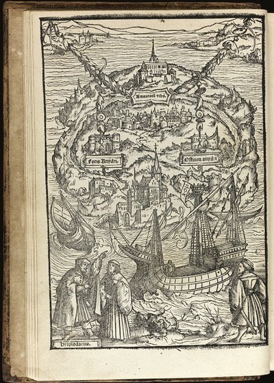 Thomas More utópiája, 1518 alkotó: Ambrosius Holbein