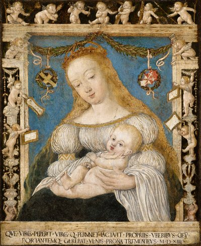 Szűz és gyermeke alkotó: Ambrosius Holbein