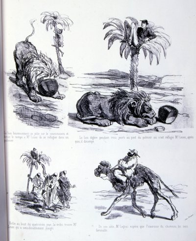 illusztráció: A hizlalás és a fogyás művészete alkotó: Amédée de Noé