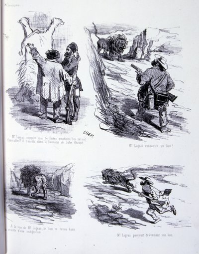 illusztráció: A hizlalás és a fogyás művészete alkotó: Amédée de Noé