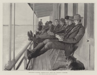 Eustontól Klondike-ig, Homeward Bound, néhány Hamilton utasa alkotó: Amedee Forestier