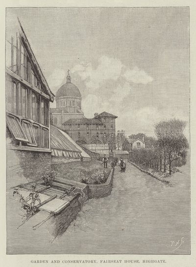 Kert és télikert, Fairseat House, Highgate alkotó: Amedee Forestier