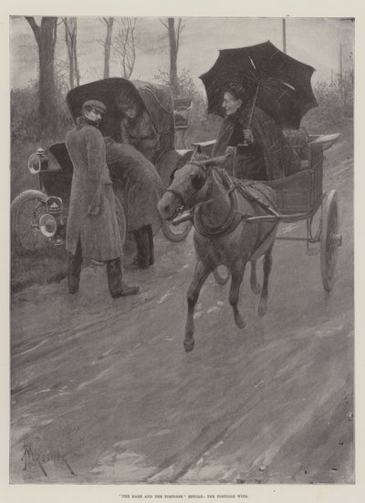 A nyúl és a teknősbéka újra elbeszélve, a teknősbéka nyer alkotó: Amedee Forestier