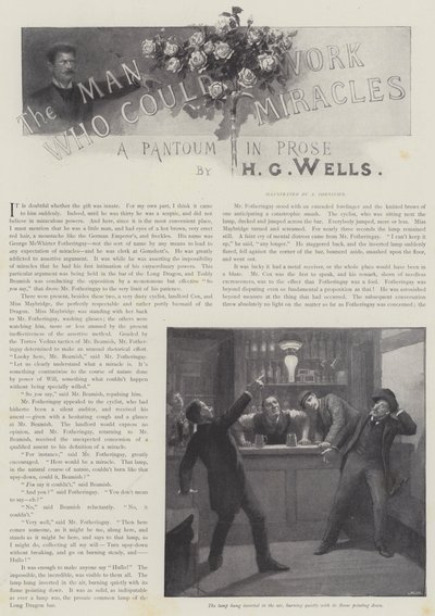 Az ember, aki csodákra képes, H G Wells alkotó: Amedee Forestier