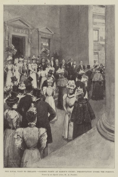 Királyi látogatás Írországban, Garden-party a Baron