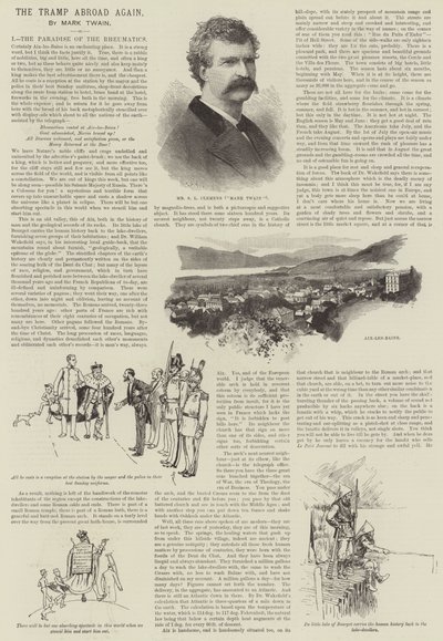 Ismét a csavargó külföldön, Mark Twain alkotó: Amedee Forestier