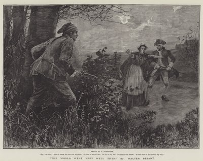 A világ akkor nagyon jól ment, Walter Besant alkotó: Amedee Forestier