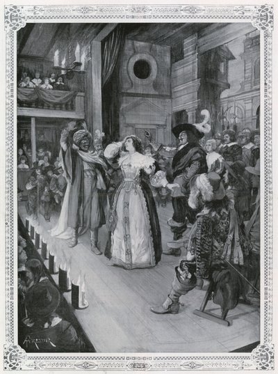 A nők először jelennek meg a színpadon: az Othello, 1660 decemberében alkotó: Amedee Forestier