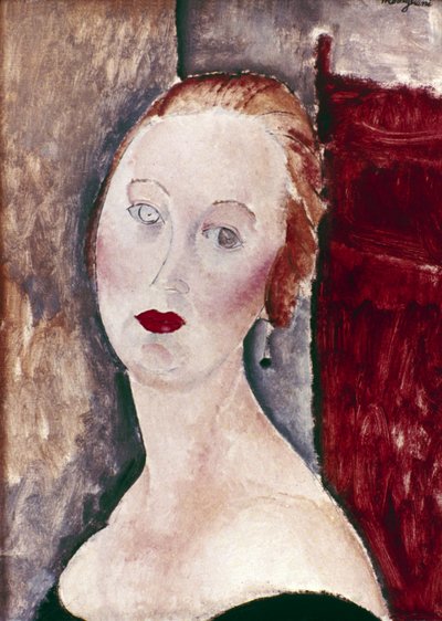 Egy szőke nő. Germaine Survage portréja, 1918. alkotó: Amedeo Modigliani