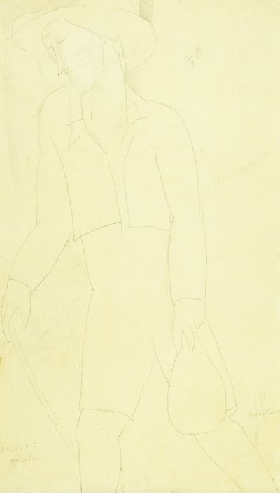 Bergerie, 1915-16 alkotó: Amedeo Modigliani