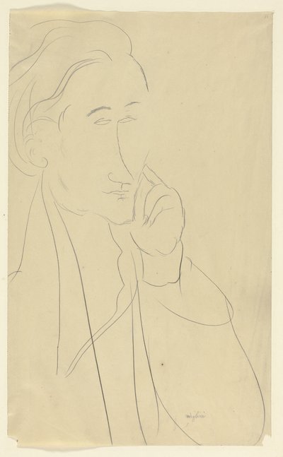 Zborowski mellszobra alkotó: Amedeo Modigliani