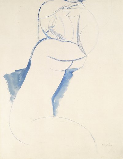 Caryatide, 1913 körül alkotó: Amedeo Modigliani