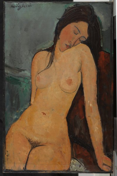 Női akt, 1916 körül (olaj, vászon) alkotó: Amedeo Modigliani