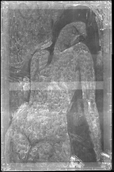 Női akt, 1916 körül (röntgen) alkotó: Amedeo Modigliani