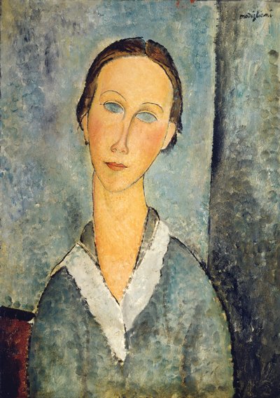 Lány tengerészblúzban, 1918 alkotó: Amedeo Modigliani