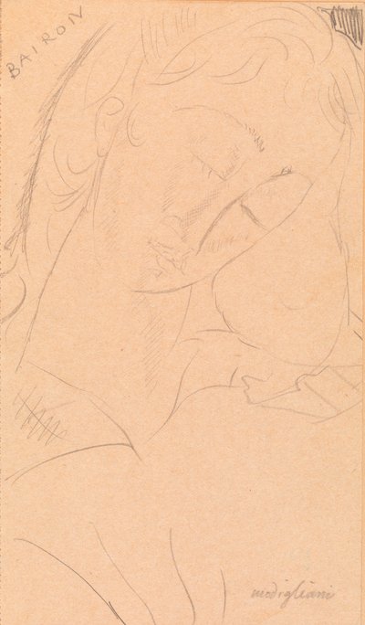 Fej - Bairon alkotó: Amedeo Modigliani