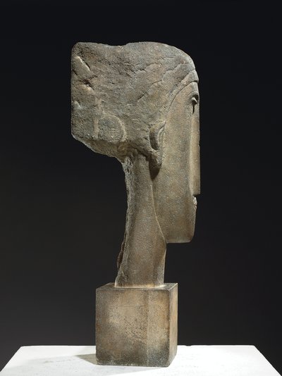 Fej, 1910-1912 körül (mészkő) alkotó: Amedeo Modigliani