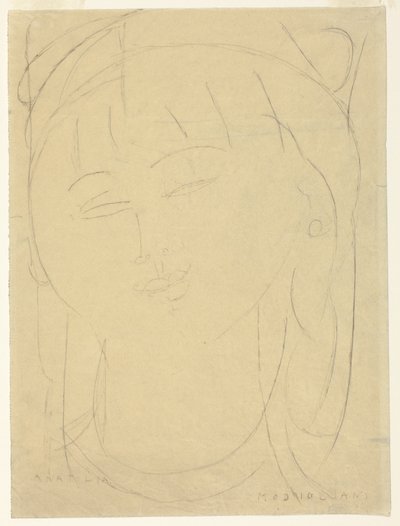 Anatólia vezetője alkotó: Amedeo Modigliani