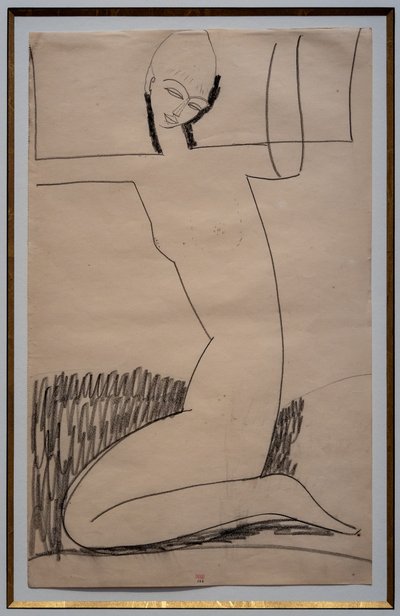 Térdelő kariatidák alkotó: Amedeo Modigliani