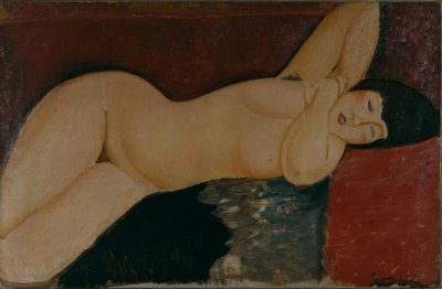 Fekvő meztelen alkotó: Amedeo Modigliani