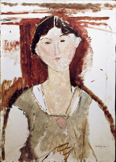 Beatrice Hastings portréja. Amedeo Modigliani festménye alkotó: Amedeo Modigliani