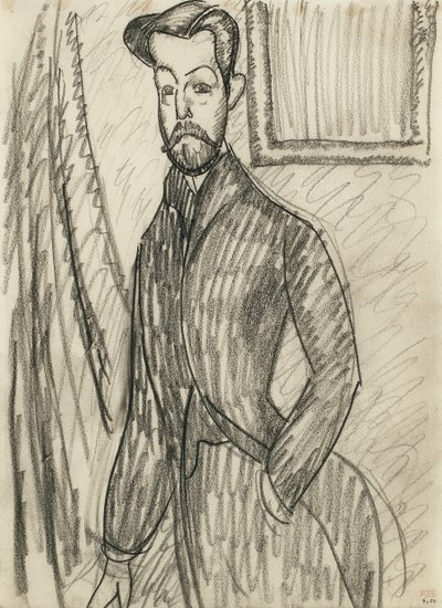 Dr. Paul Alexandre (1881-1968) portréja, Modigliani, Amedeo (1884-1920) alkotó: Amedeo Modigliani