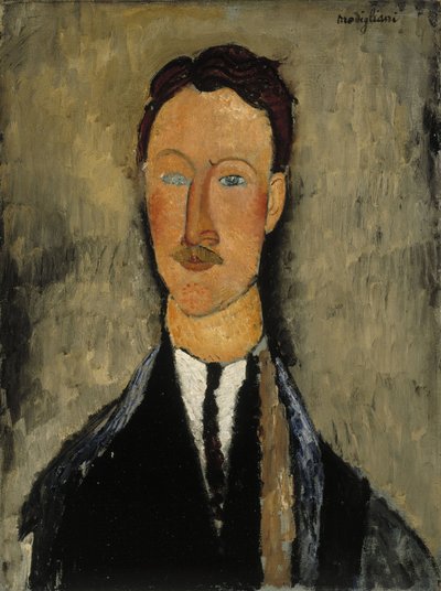 Leopold Survage (1879-1968) portréja – Peinture de Amedeo Modigliani alkotó: Amedeo Modigliani