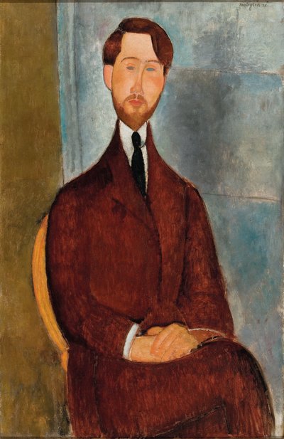 Leopold Zborowski portréja alkotó: Amedeo Modigliani